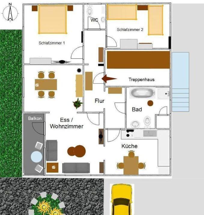 Ferienwohnung Odenwaldblick Momlingen Екстер'єр фото